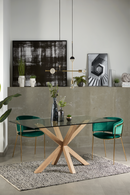 Tempered Glass Dining Table | La Forma Argo | Oroatrade.com