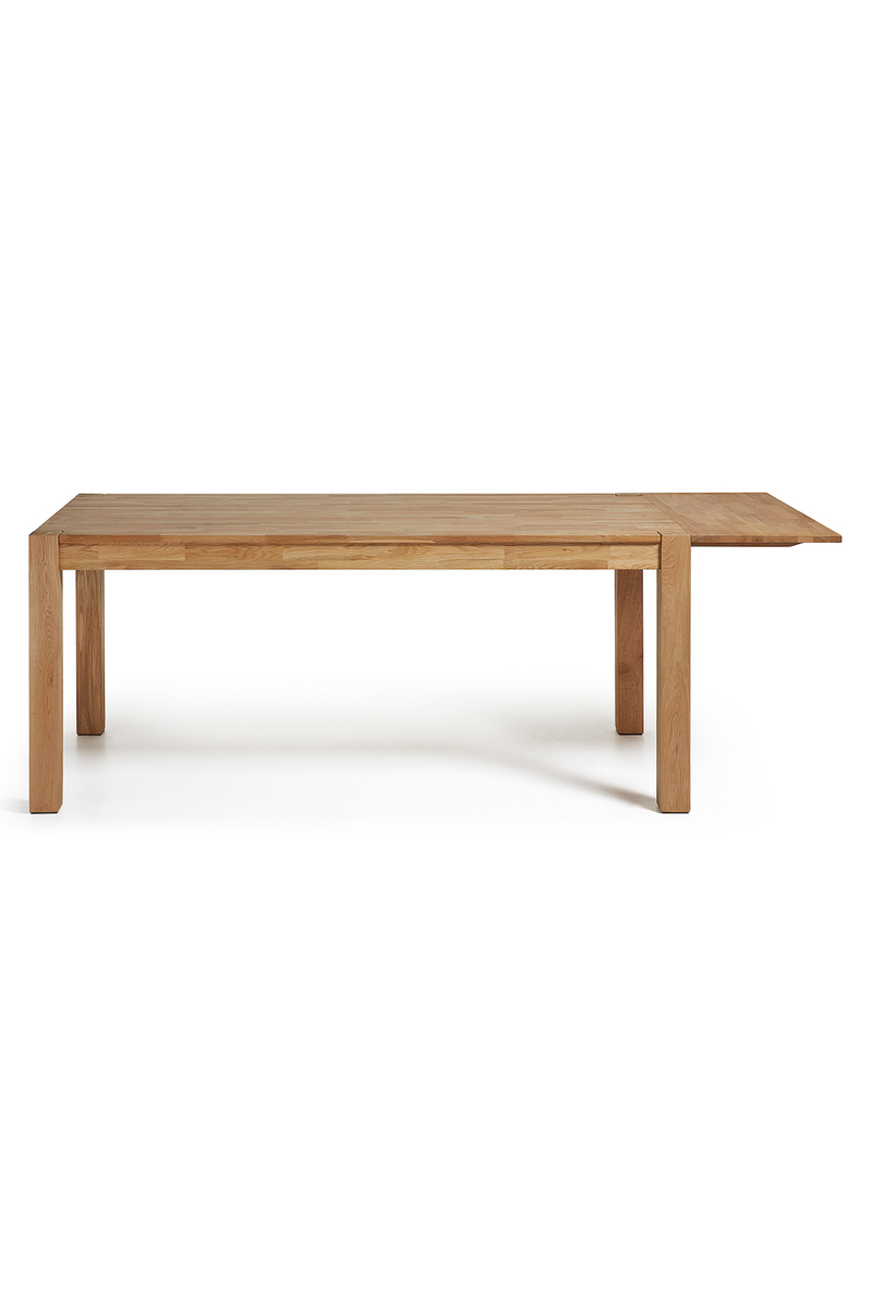 Oak Wood Extendable Dining Table | La Forma Isbel | Oroatrade.com