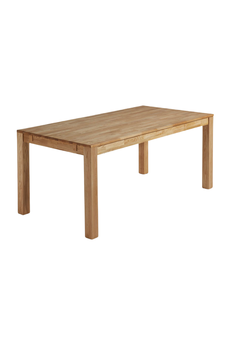 Solid Oak Extendable Dining Table | La Forma Isbel | Oroatrade.com
