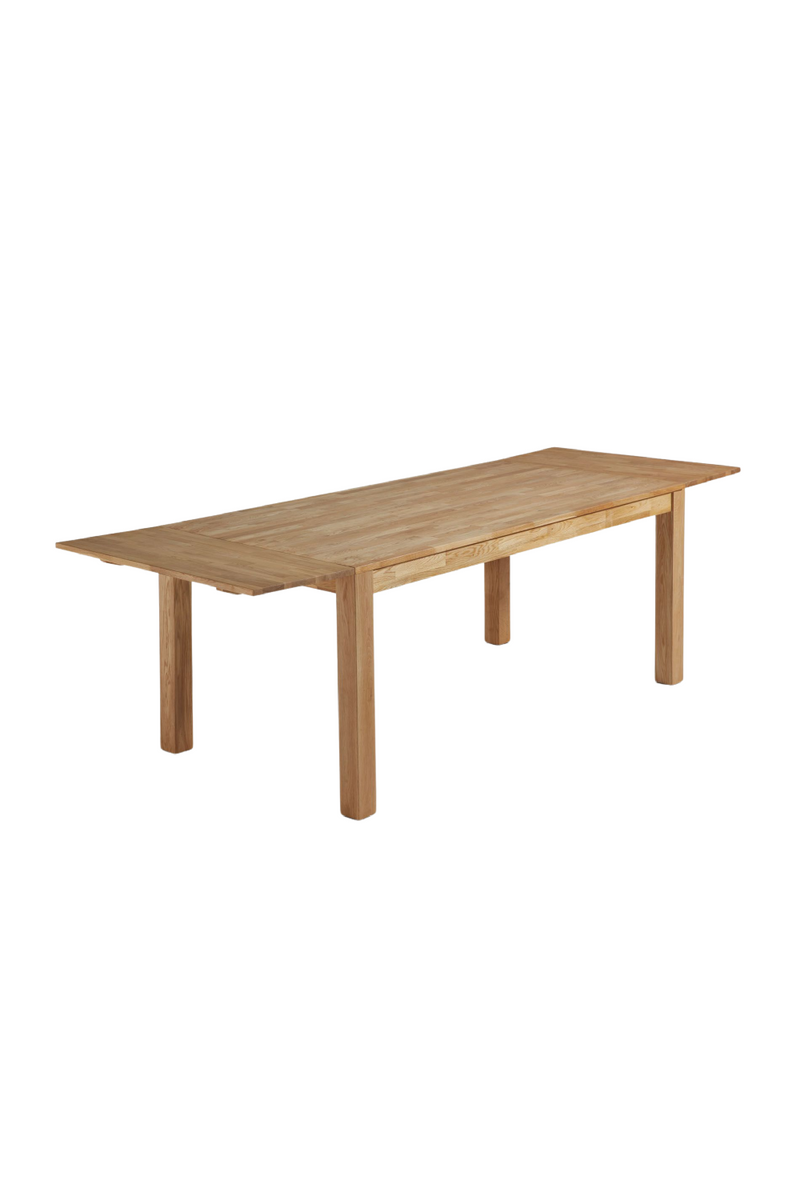 Solid Oak Extendable Dining Table | La Forma Isbel | Oroatrade.com