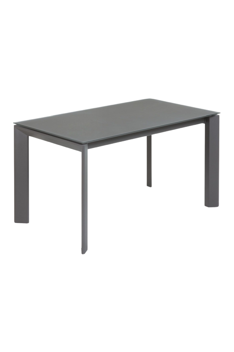 Gray Glass Graphite Table | La Forma Axis | Oroatrade.com