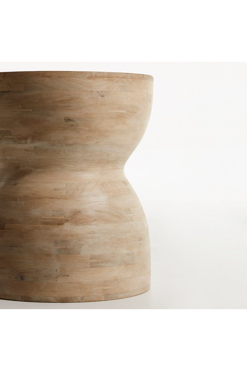 Mango Wood Side Table | La Forma Mazy | Oroatrade.com