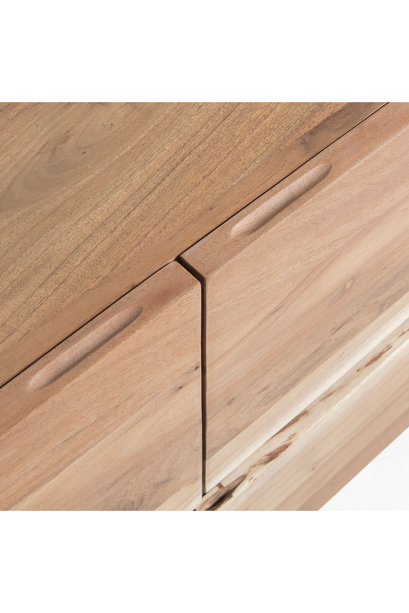 Acacia Wood 3-Door Sideboard | La Forma Uxia | Oroatrade.com