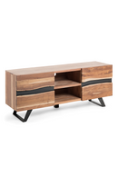 Acacia Wood TV Cabinet | La Forma Uxia | Woodfurniture.com