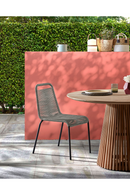 Round Teak Wood Pedestal Dining Table L | La Forma Jeanette | Oroatrade.com