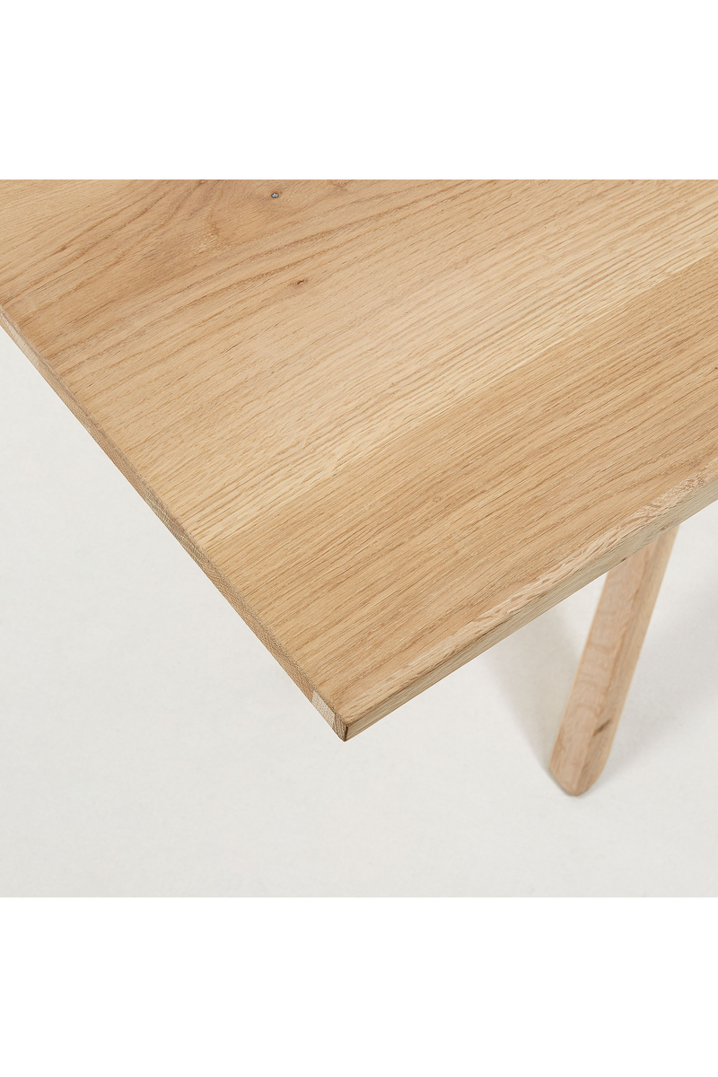 Natural White Oak Dining Table | La Forma Armande | Woodfurniture.com