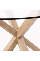 Round Glass Top Dining Table | La Forma Full Argo | Oroatrade.com