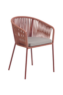Handwoven Cord Curved Outdoor Chairs (4) | La Forma Yanet | Oroatrade.com