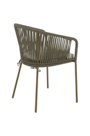Handwoven Cord Curved Outdoor Chairs (4) | La Forma Yanet | Oroatrade.com