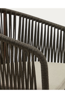 Handwoven Cord Curved Outdoor Chairs (4) | La Forma Yanet | Oroatrade.com