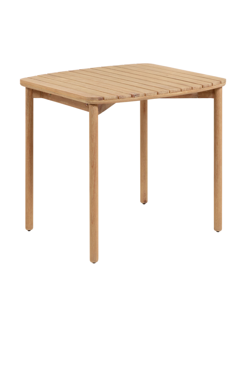Natural Wooden Square Indoor/Outdoor Table | La Forma Sheryl | Woodfurniture.com