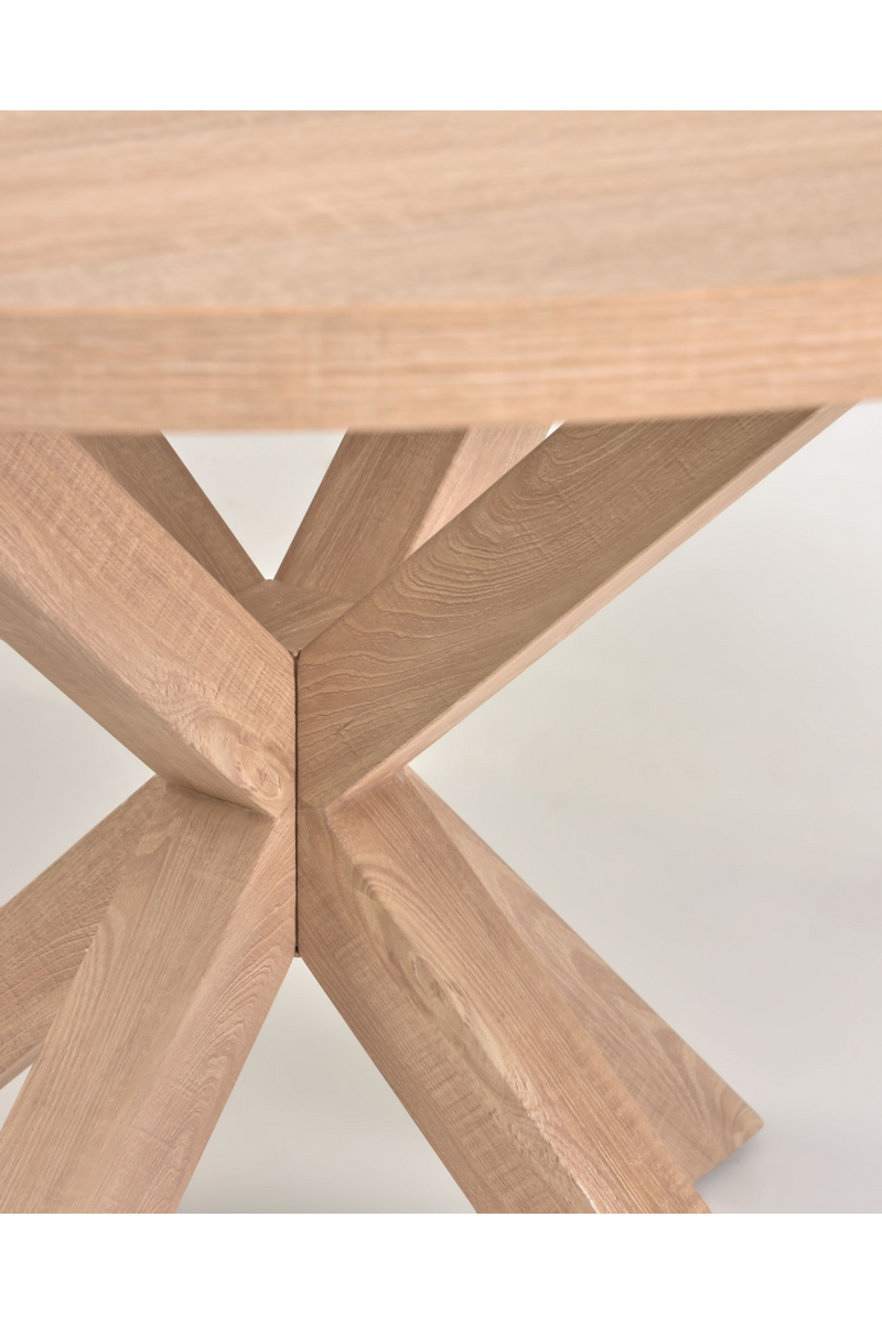 Wooden Round Table | La Forma Full Argo | Oroatrade.com