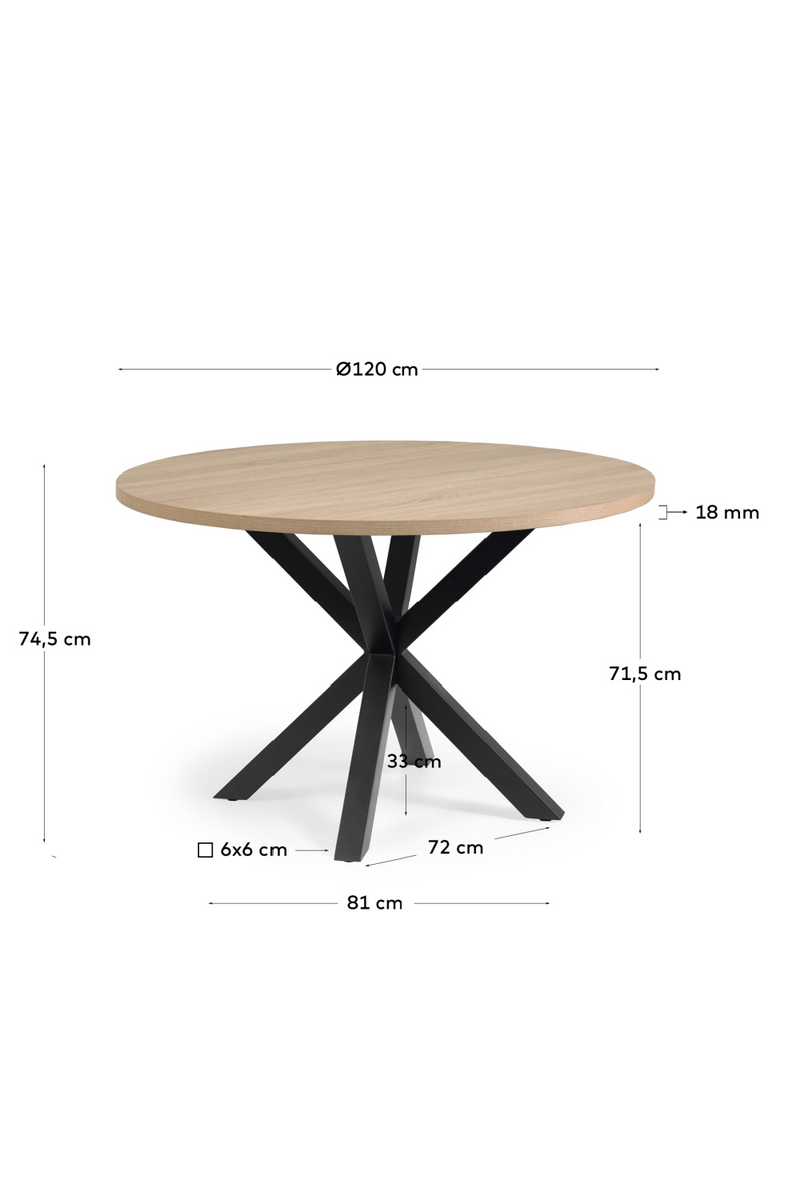 Round Dining Table | La Forma Argo | Oroatrade.com