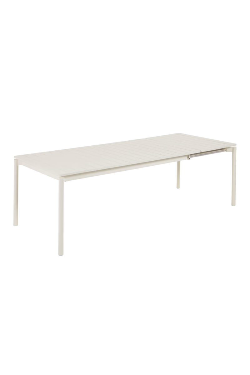 White Extendable Outdoor Table | La Forma Zaltana | Oroatrade.com