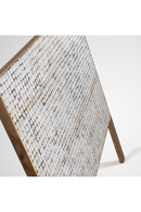 White Coconut Shell Queen Headboard 63" | La Forma Kron | Oroatrade.com