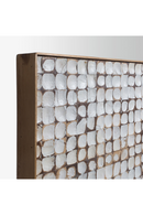White Coconut Shell Queen Headboard 63" | La Forma Kron | Oroatrade.com