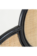 Black Weaved Rattan Queen Headboard 67" | La Forma | Wood Furniture
