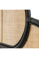 Black Weaved Rattan Queen Headboard 67" | La Forma | Wood Furniture