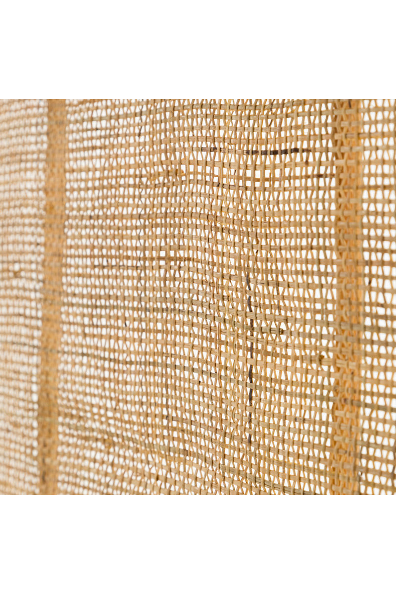 Natural Weaved Rattan Queen Headboard 67" | La Forma | Wood Furniture