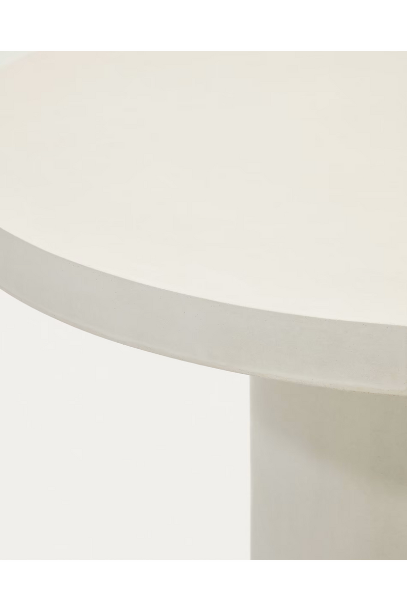 White Cement Round Table | La Forma Aiguablava | Oroatrade.com