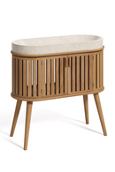 Oval Wooden Vanity Unit | La Forma Rokia | Oroatrade