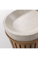 Oval Wooden Vanity Unit | La Forma Rokia | Oroatrade