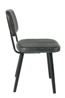 Channeled Leather Dining Chair | DF Jake | Oroatrade.com
