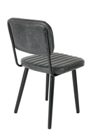Channeled Leather Dining Chair | DF Jake | Oroatrade.com