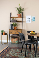 Channeled Leather Dining Chair | DF Jake | Oroatrade.com