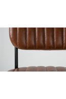 Channeled Leather Dining Chair | DF Jake | Oroatrade.com