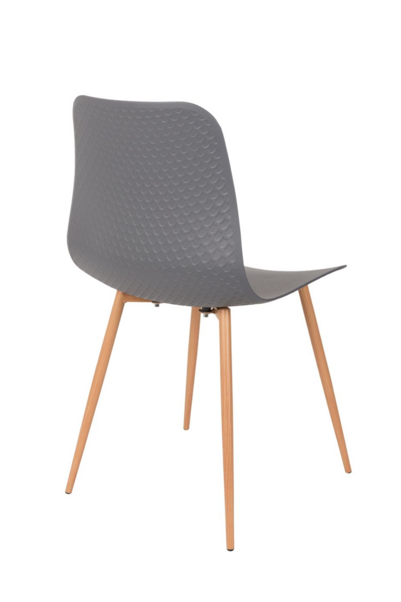 Gray Molded Dining Chairs (2) | DF Leon | Oroatrade.com