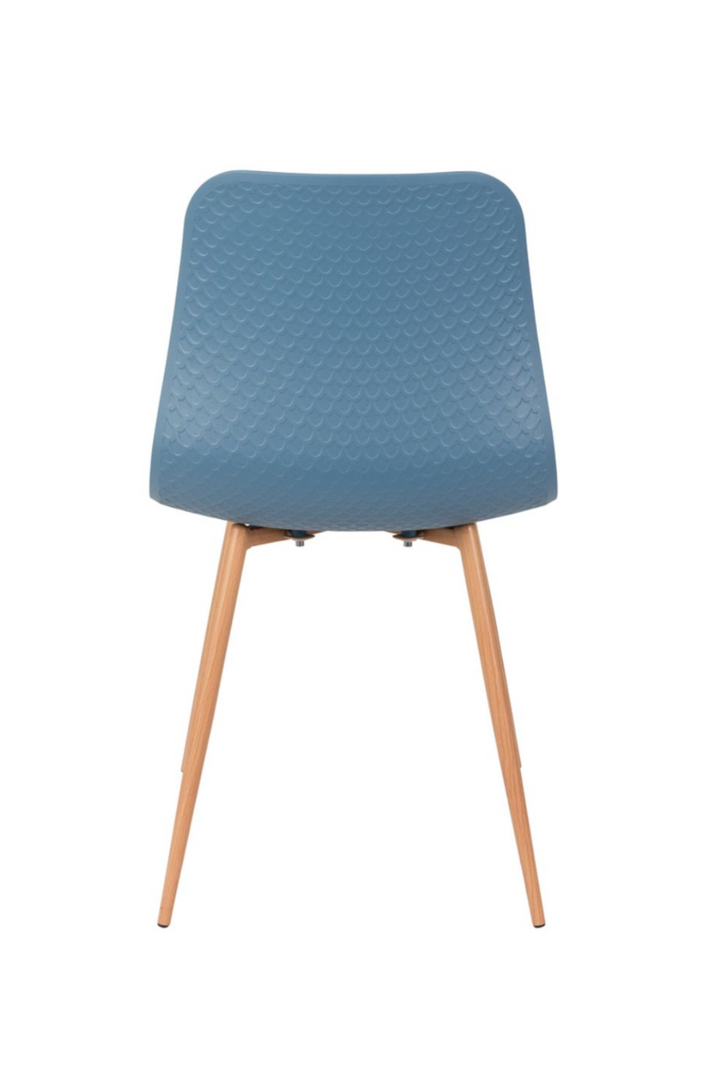 Blue Molded Dining Chairs (2) | DF Leon | Oroatrade.com