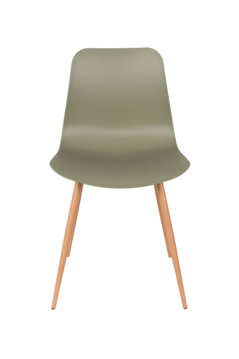 Green Molded Dining Chairs (2) | DF Leon | Oroatrade.com