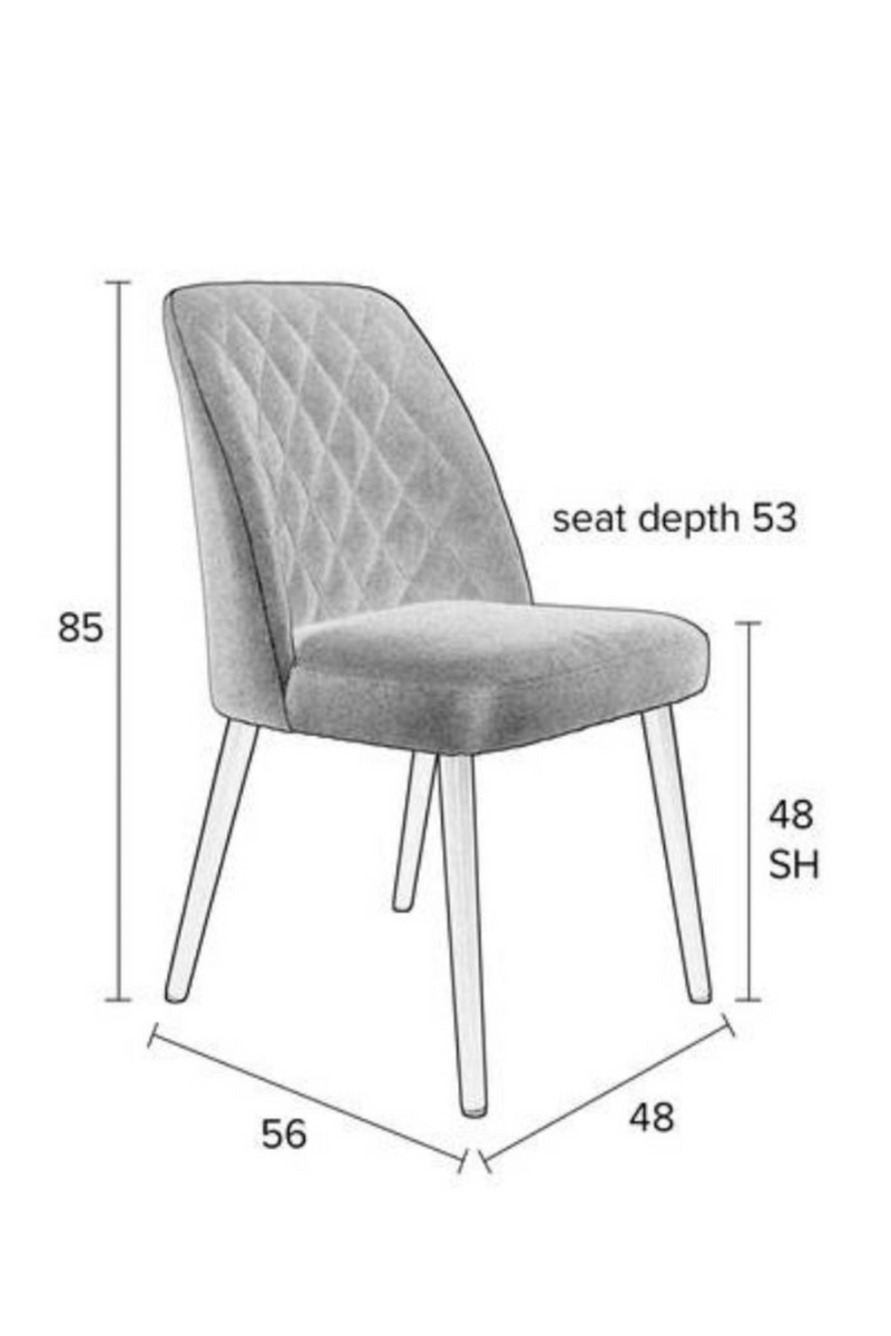 Gray Dining Chairs (2) | DF Conway | Oroatrade.com