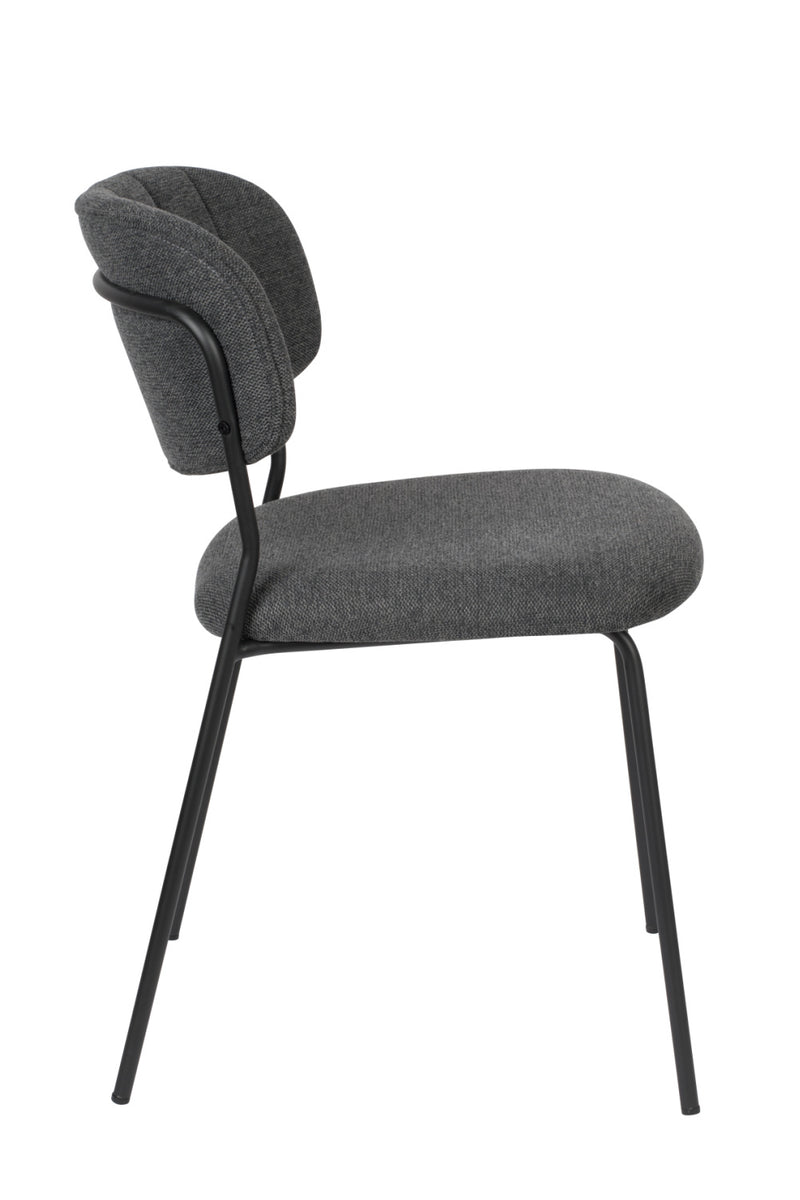 Minimalist Upholstered Dining Chairs (2) | DF Jolien | Oroatrade