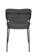 Minimalist Upholstered Dining Chairs (2) | DF Jolien | Oroatrade.com