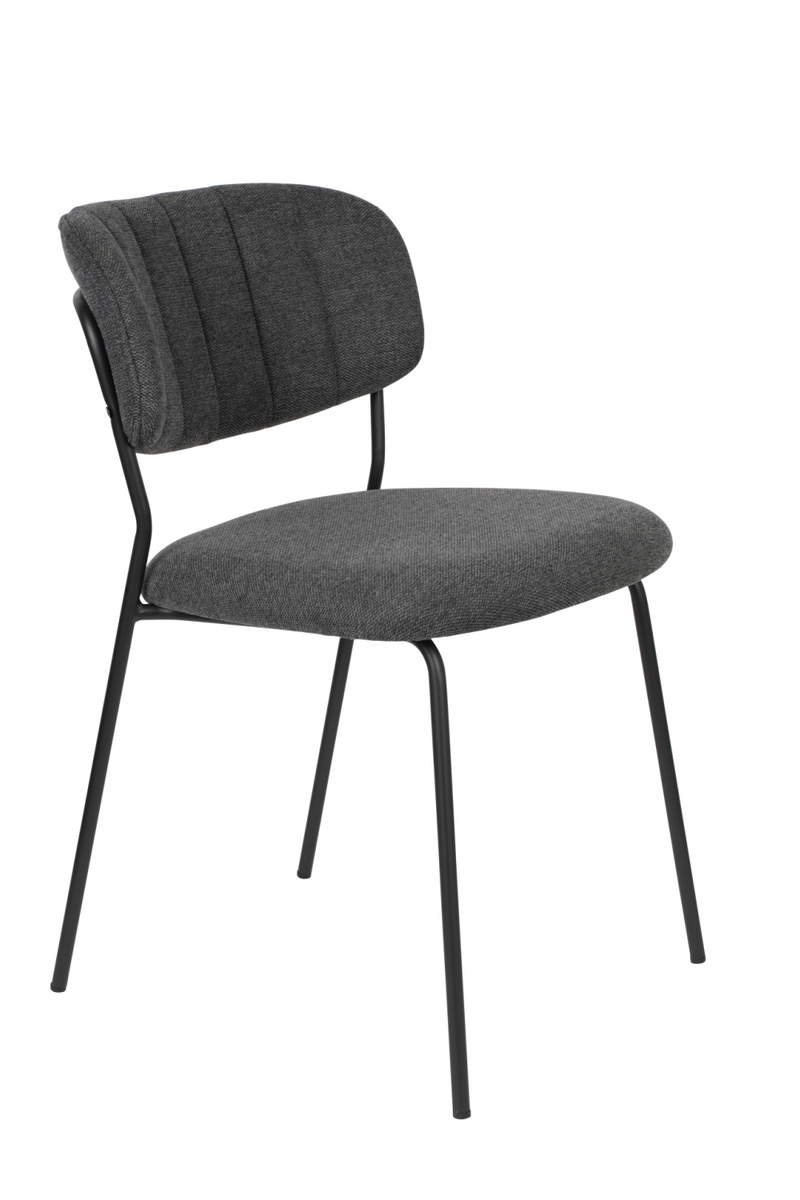 Minimalist Upholstered Dining Chairs (2) | DF Jolien | Oroatrade.com