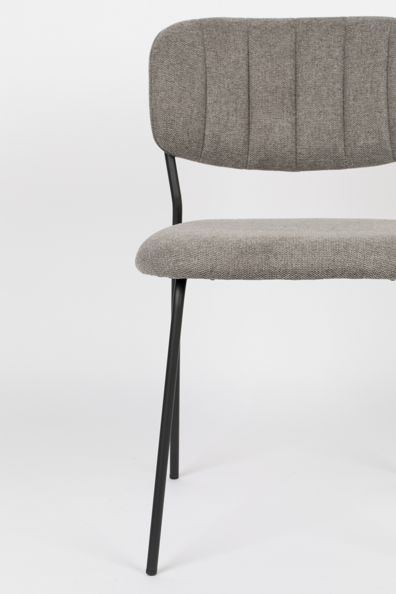 Minimalist Upholstered Dining Chairs (2) | DF Jolien | Oroatrade.com