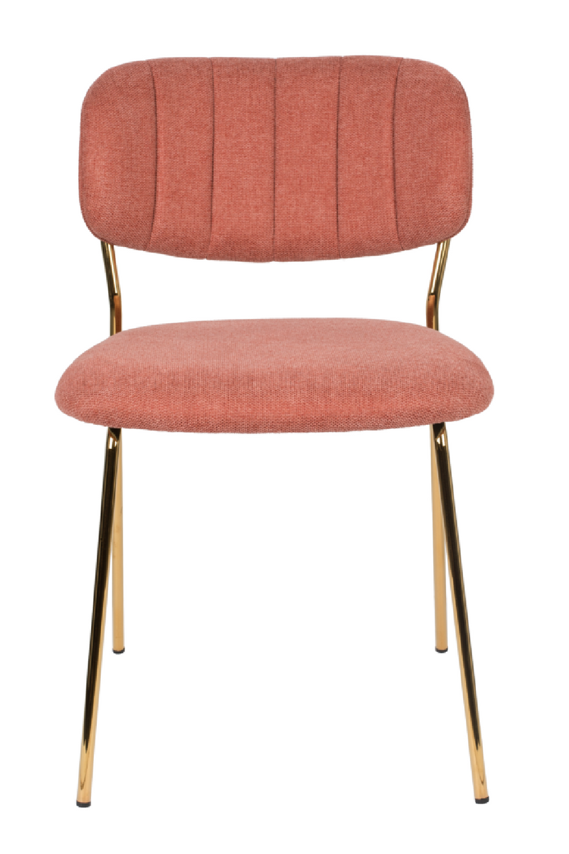 Mixed Fabric Upholstered Dining Chairs (2) | DF Jolien | Oroatrade.com