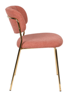 Mixed Fabric Upholstered Dining Chairs (2) | DF Jolien | Oroatrade.com