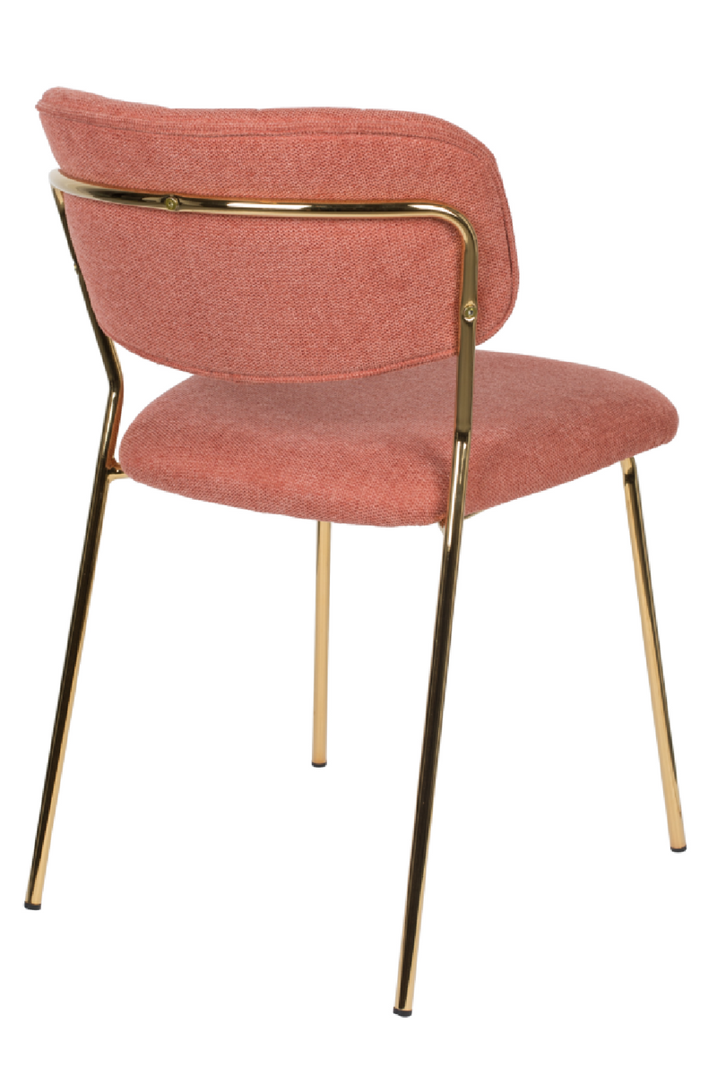 Mixed Fabric Upholstered Dining Chairs (2) | DF Jolien | Oroatrade.com