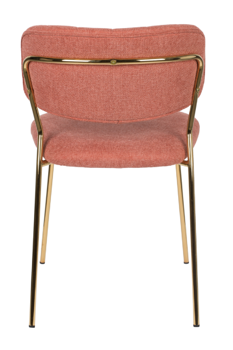 Mixed Fabric Upholstered Dining Chairs (2) | DF Jolien | Oroatrade.com