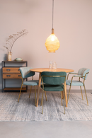 Mixed Fabric Upholstered Dining Chairs (2) | DF Jolien | Oroatrade.com