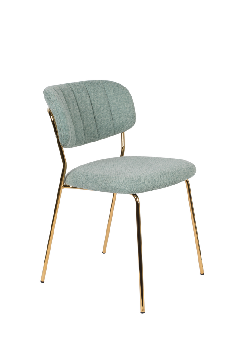 Mixed Fabric Upholstered Dining Chairs (2) | DF Jolien | Oroatrade.com