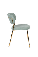 Mixed Fabric Upholstered Dining Chairs (2) | DF Jolien | Oroatrade.com