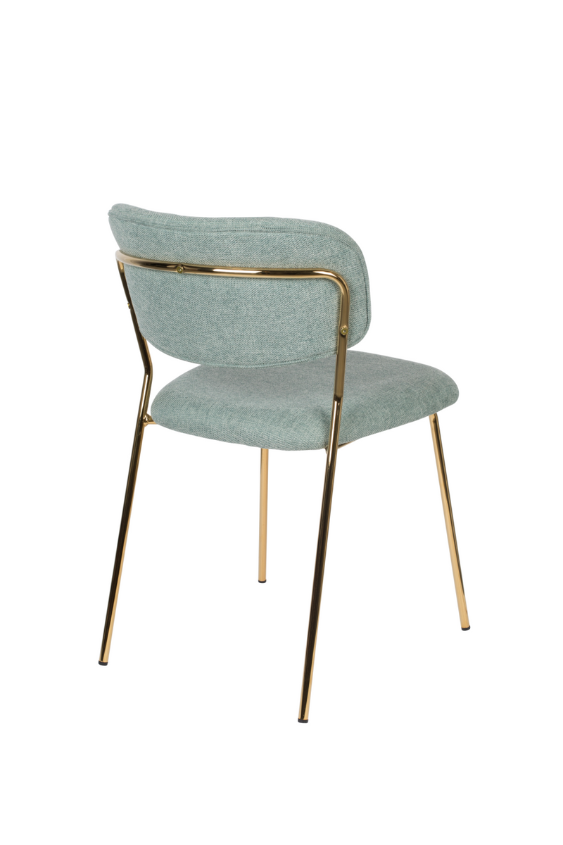 Mixed Fabric Upholstered Dining Chairs (2) | DF Jolien | Oroatrade.com