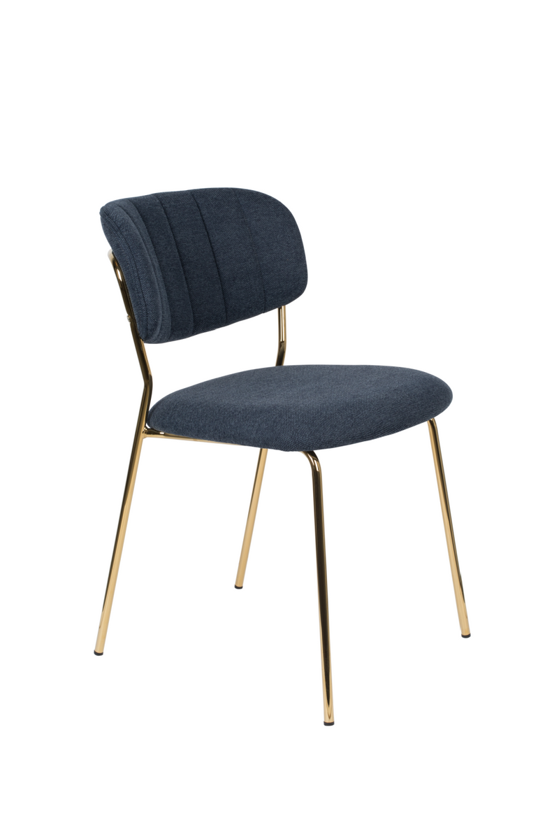 Mixed Fabric Upholstered Dining Chairs (2) | DF Jolien | Oroatrade.com