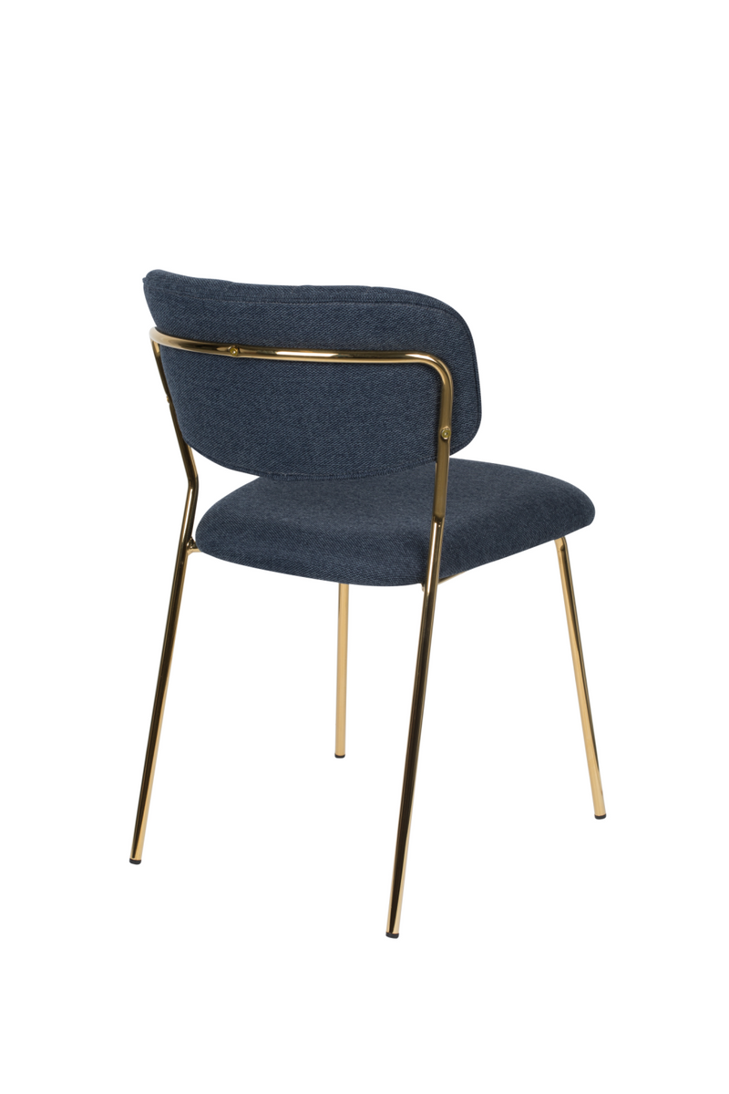 Mixed Fabric Upholstered Dining Chairs (2) | DF Jolien | Oroatrade.com