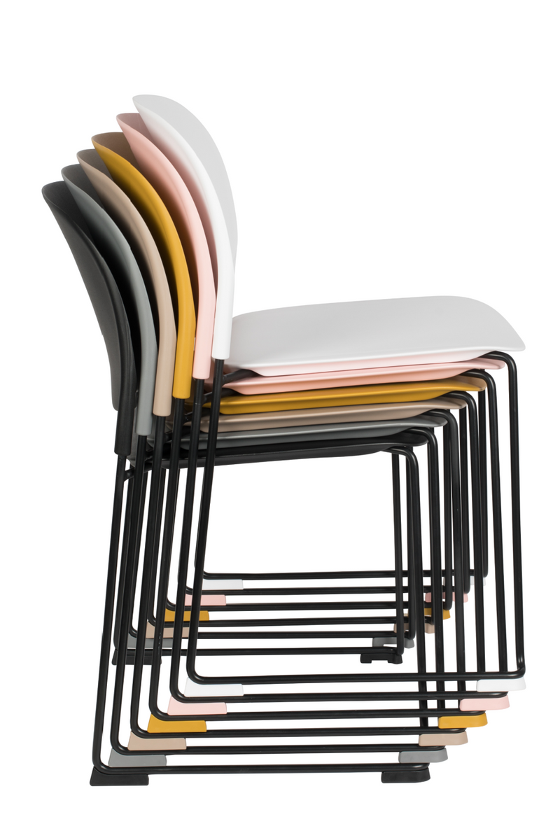 White Dining Chairs (4) | DF Stacks | Oroatrade.com