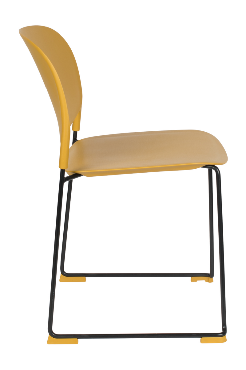 Yellow Dining Chairs (4) | DF Stacks | Oroatrade.com